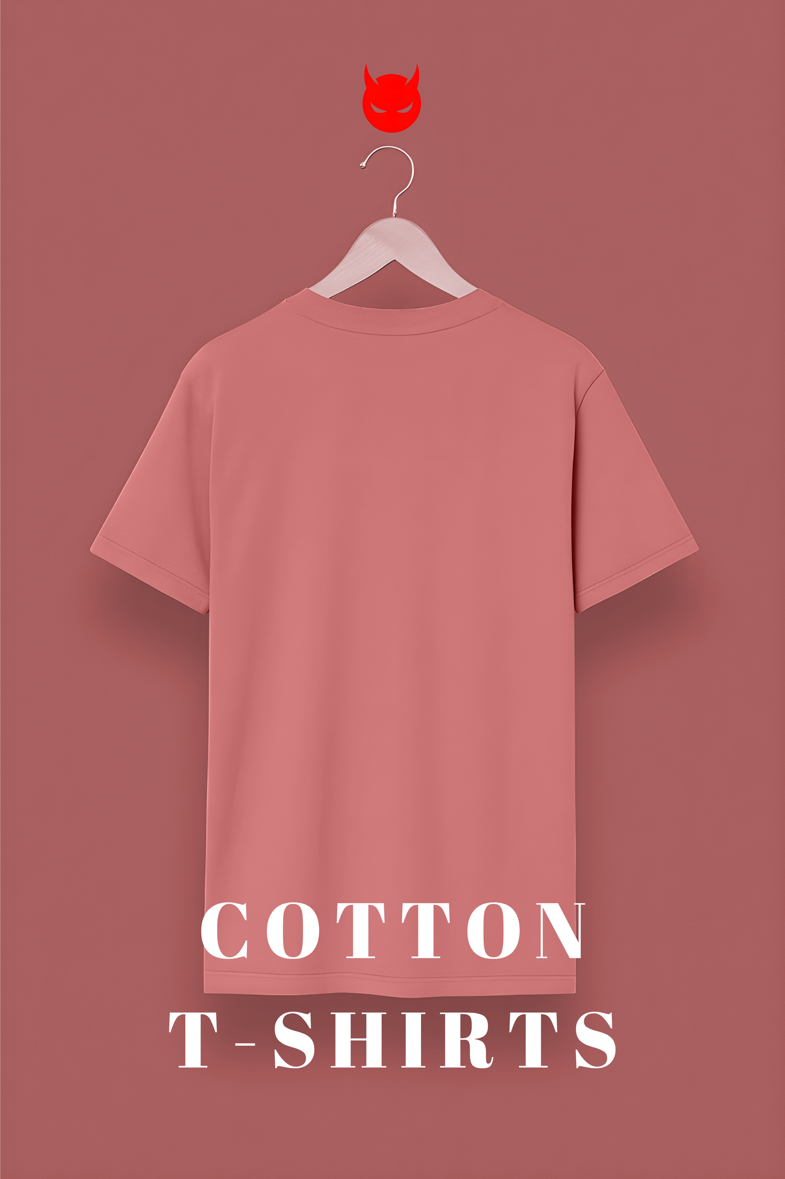 Classic Pink Round Neck T shirt